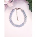 Natural Aquamarine Bracelet - 8mm